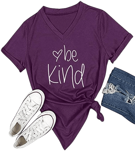 DANVOUY Womens T Shirt Casual Cotton Short thumbnail